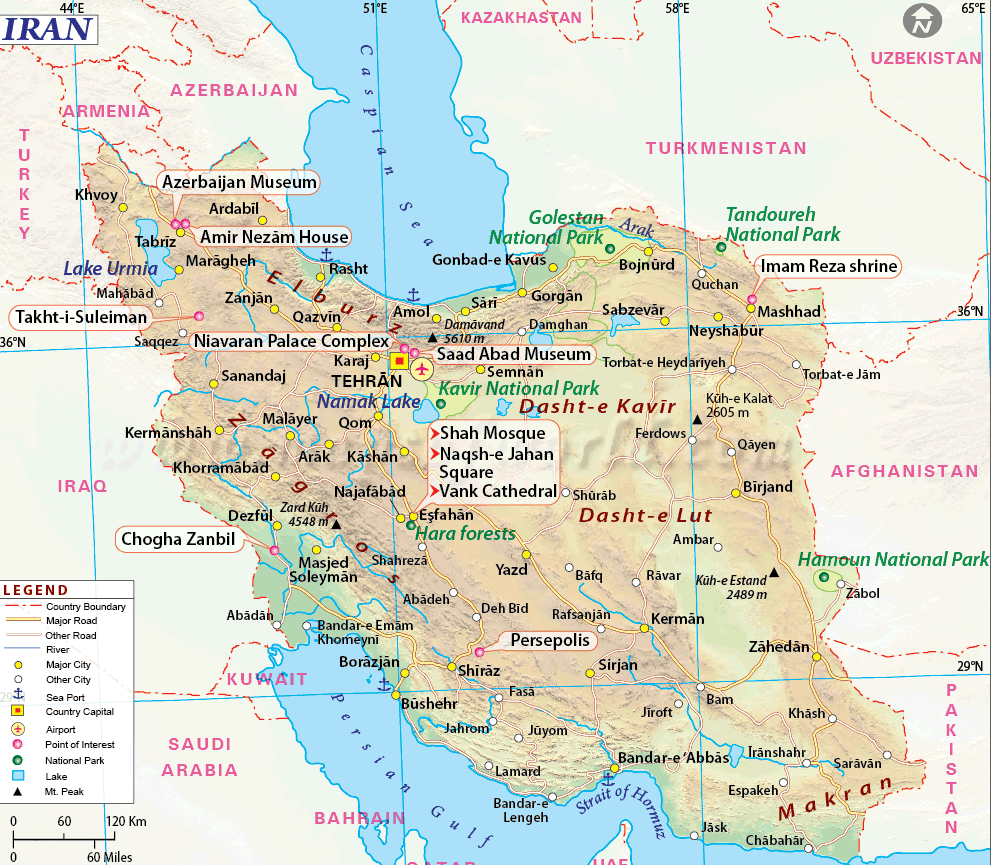 iran carte