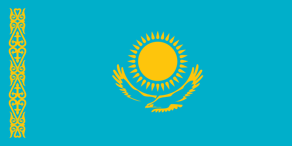 Kazakhstan Drapeau