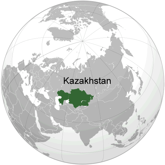 ou se trouve Kazakhstan