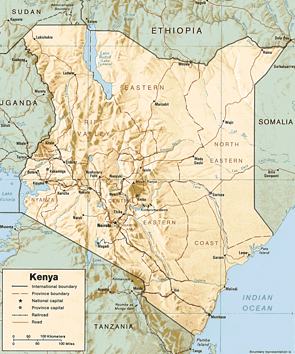 carte de kenya