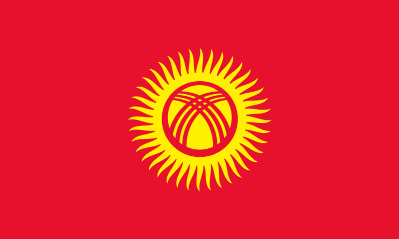 Kirghizistan Drapeau