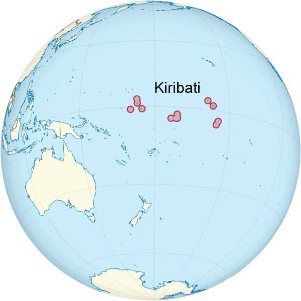 ou se trouve Kiribati