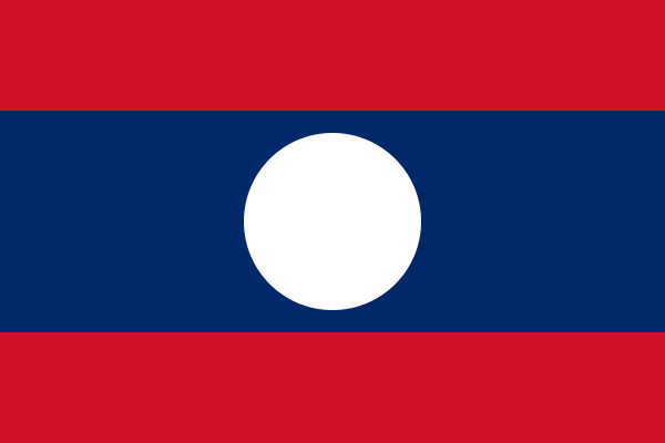 Laos Drapeau