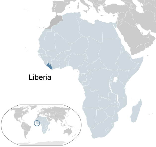 ou se trouve liberia