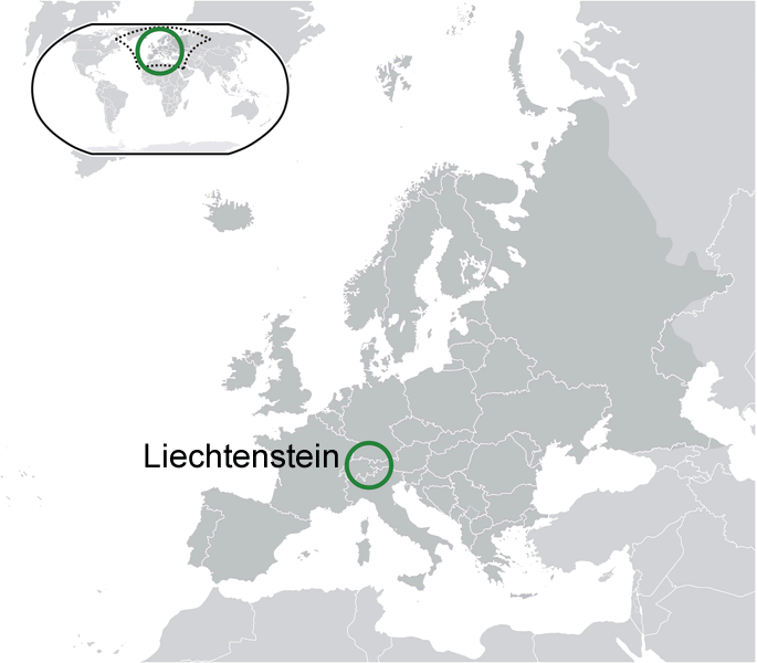 ou se trouve Liechtenstein
