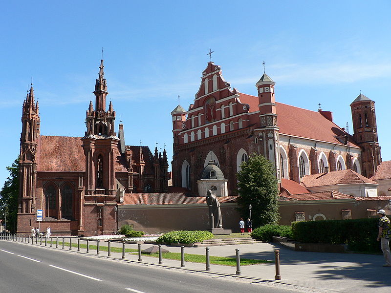 Vilnius St Anns eglise Lituanie