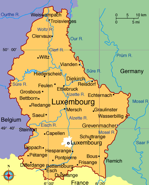 Carte de Luxembourg