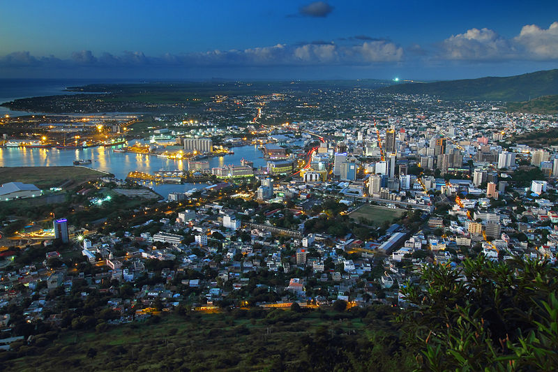 Soir Port Louis Maurice