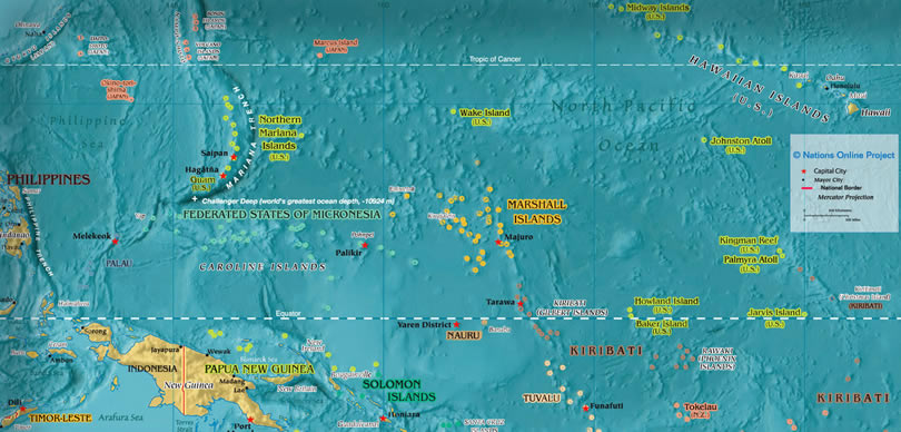 carte de Micronesie