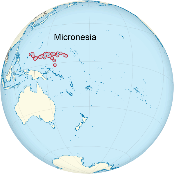 ou se trouve Micronesie