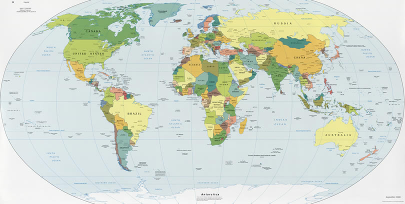 carte de monde