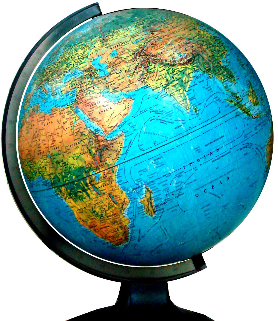 globe carte monde
