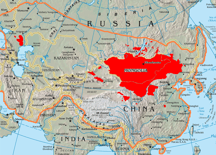Mongol Empire carte