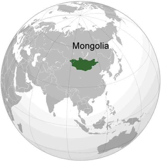 ou se trouve Mongolie