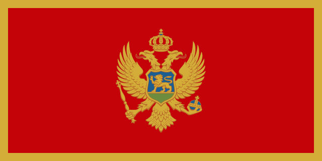Montenegro drapeau