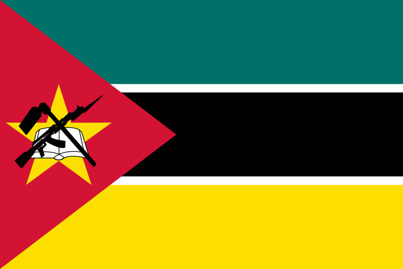 Mozambique drapeau