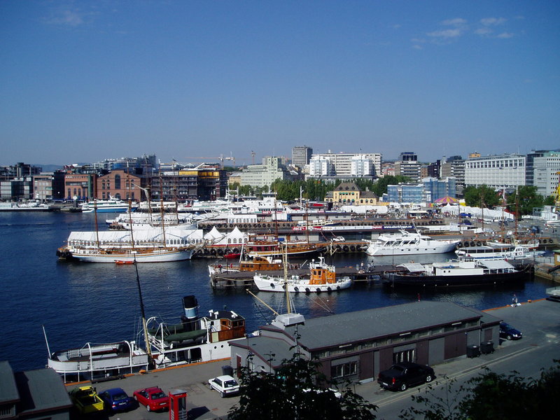 Oslo port Norvege