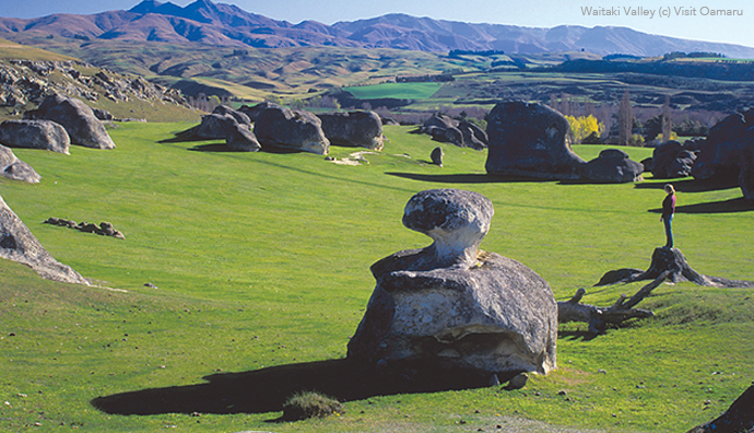 waitaki vallee Nouvelle Zelande