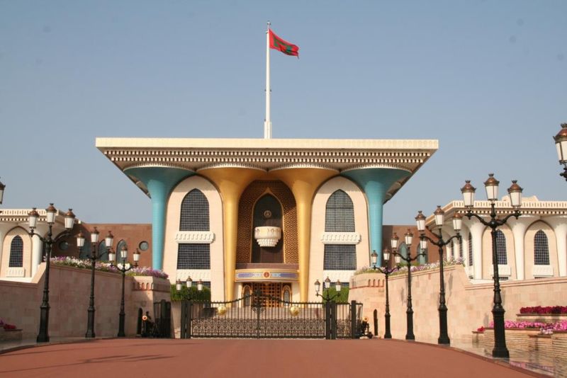 Sultans palais Muscat Oman