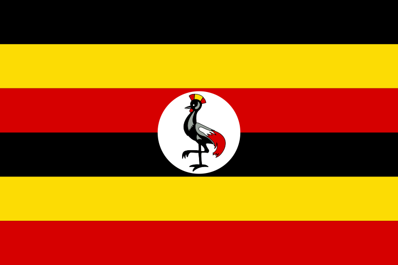Ouganda Drapeau