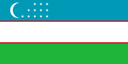 Ouzbekistan Drapeau