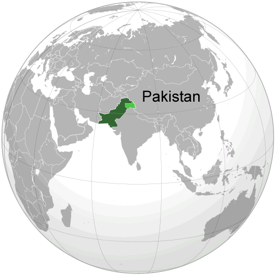 ou se trouve Pakistan