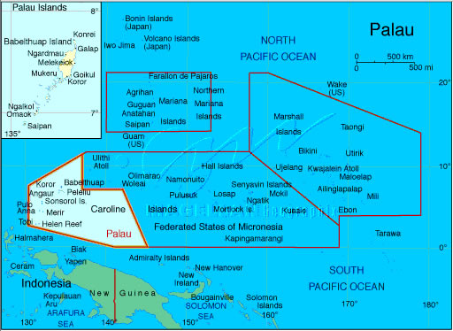 Carte de Palau