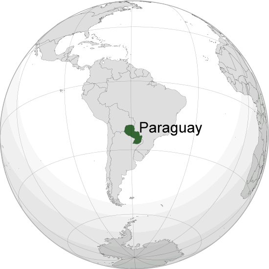 ou se trouve Paraguay
