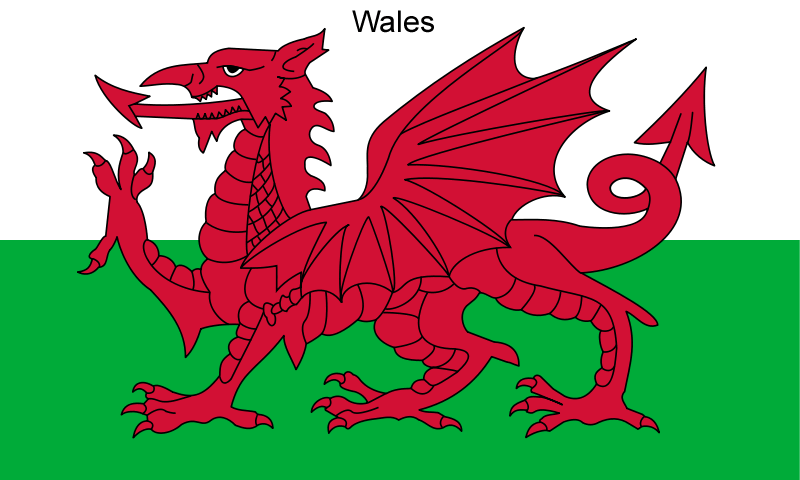Pays de Galles Drapeau
