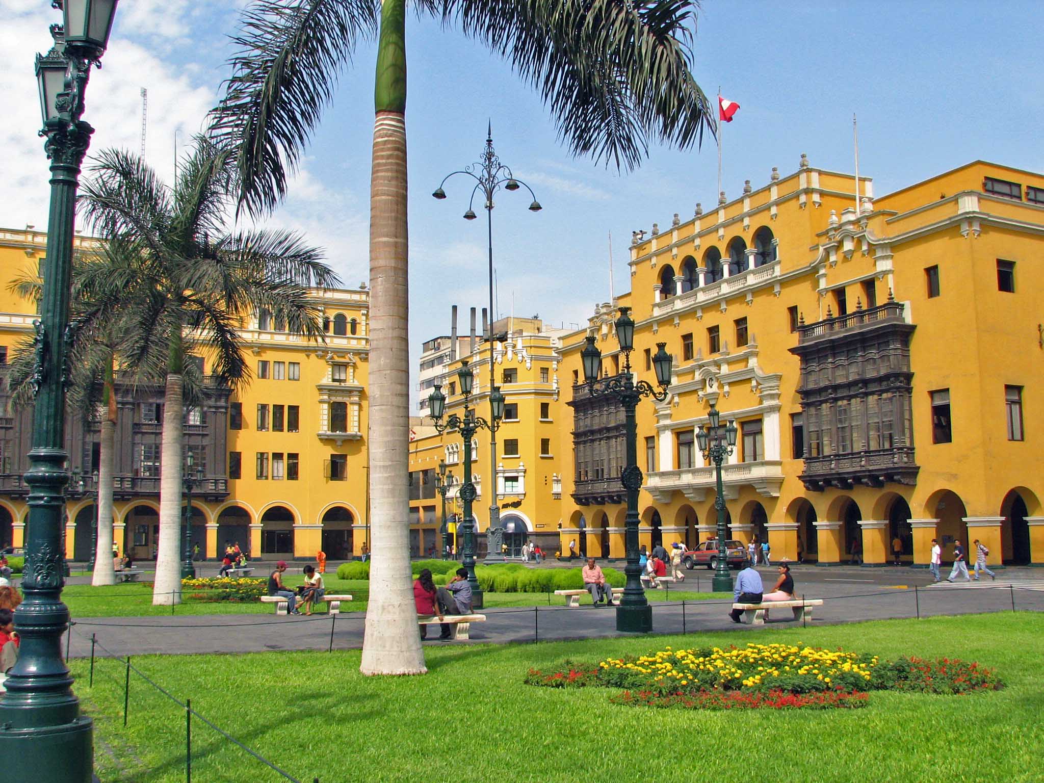 Plaza maire Lima Perou