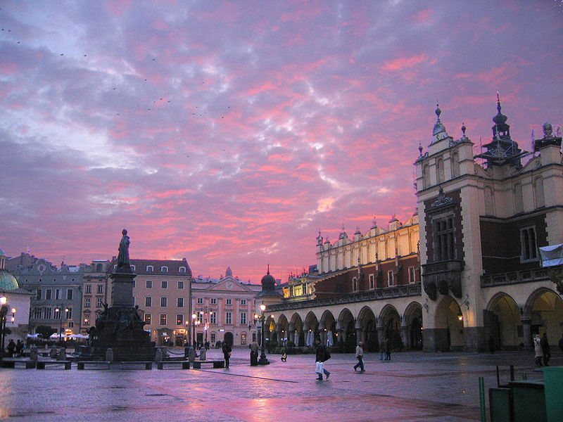 Krakau Markt Pologne