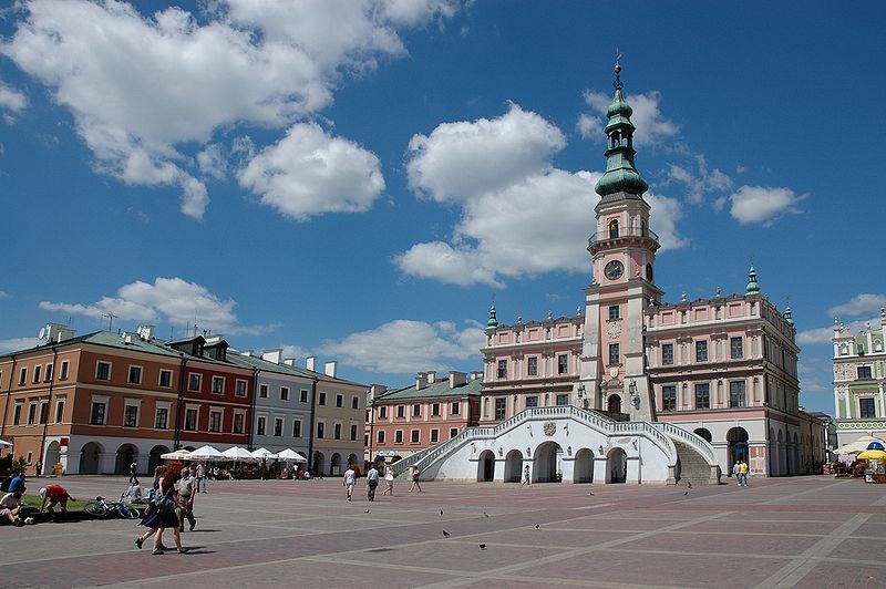 Ratusz Zamosc Pologne