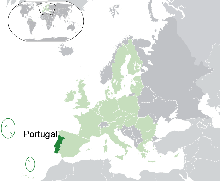 ou se trouve Portugal
