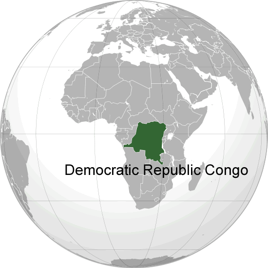 ou se trouve Republique Democratique du Congo