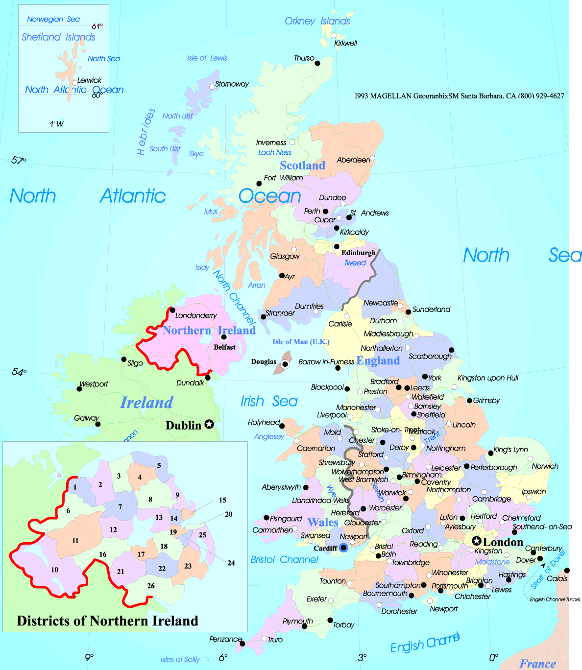 Royaume Uni carte