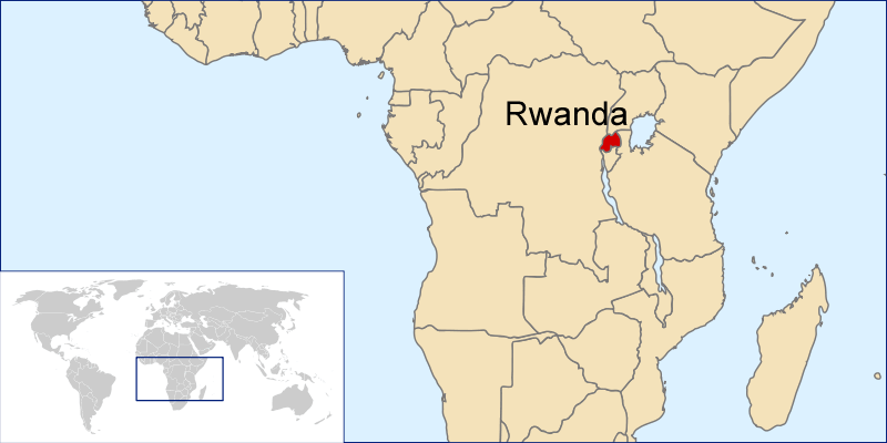 ou se trouve Rwanda