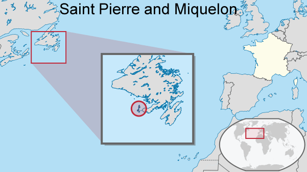 ou se trouve Saint Pierre et Miquelon