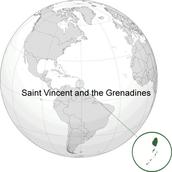 ou se trouve Saint Vincent et les Grenadines