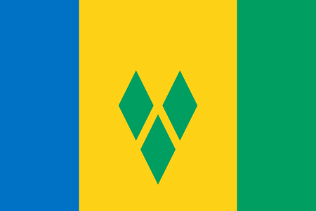Saint Vincent et les Grenadines Drapeau