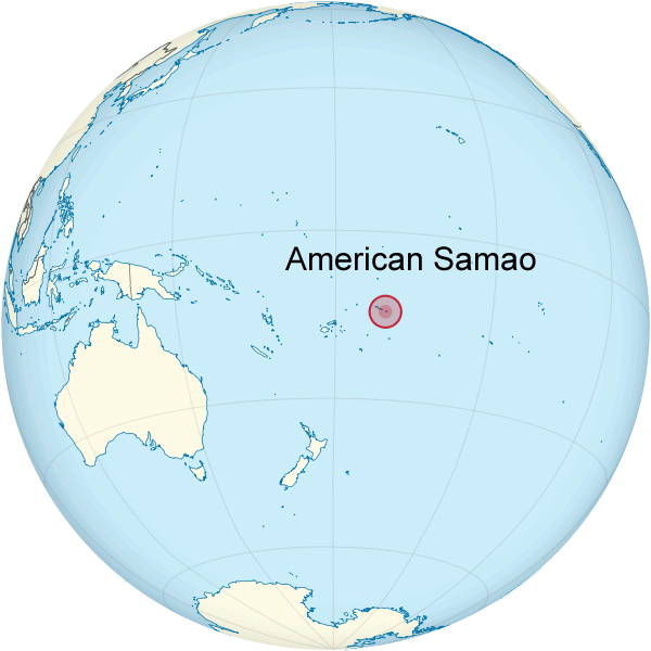 ou se trouve Samoa Americaines