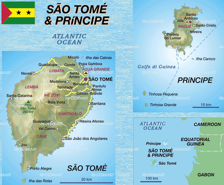 Sao Tome et Principe carte