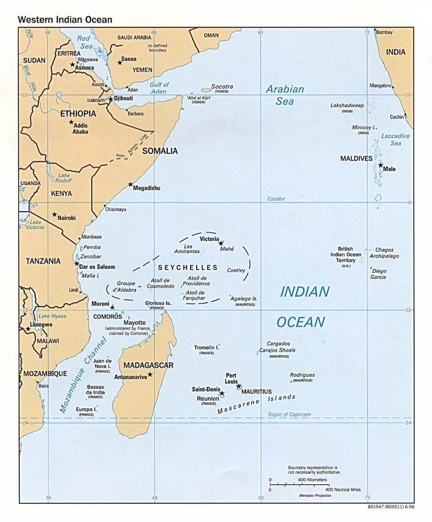 carte de Seychelles