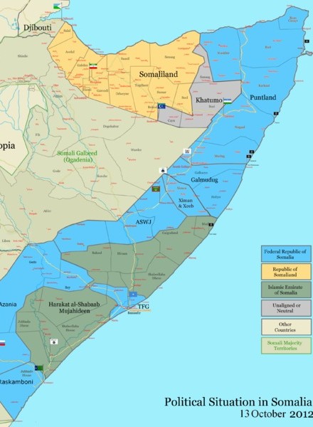 Somaliland carte