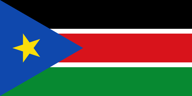Soudan du Sud drapeau