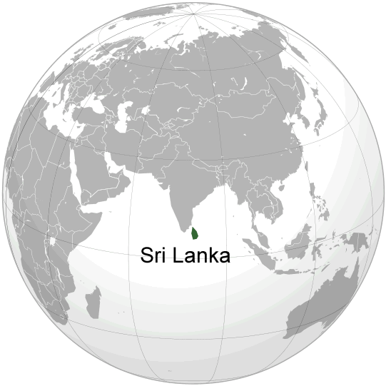 ou se trouve Sri Lanka