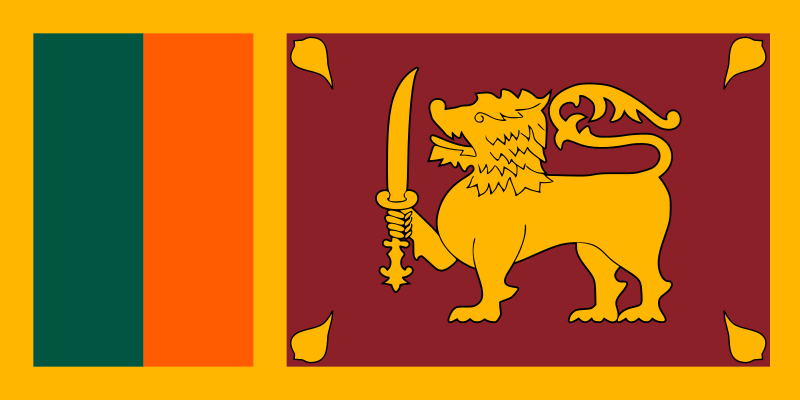 Sri Lanka Drapeau