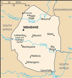 Swaziland carte