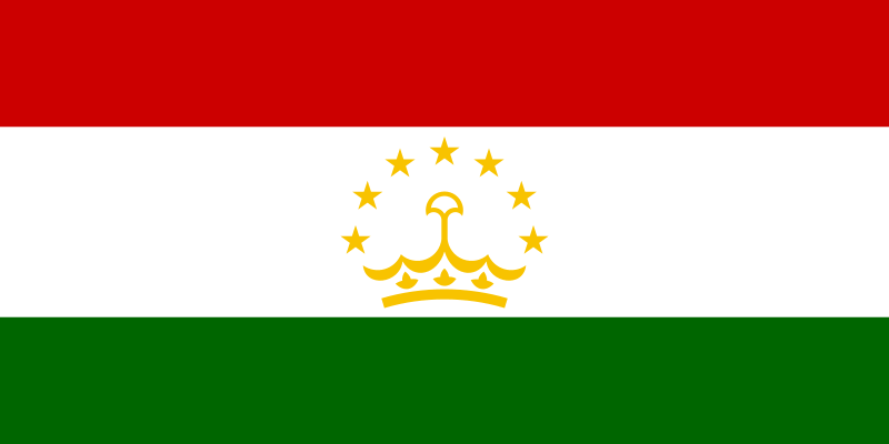 Tadjikistan Drapeau