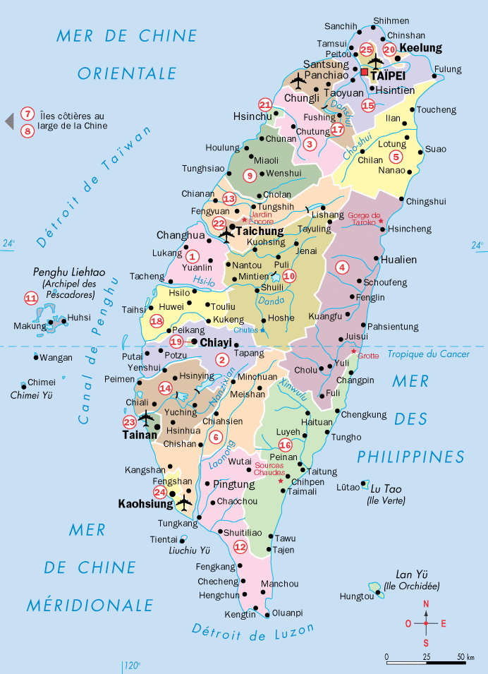 Taiwan carte