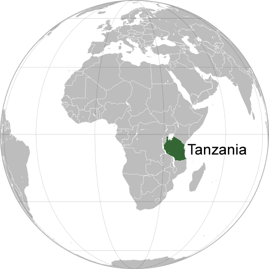 ou se trouve Tanzanie